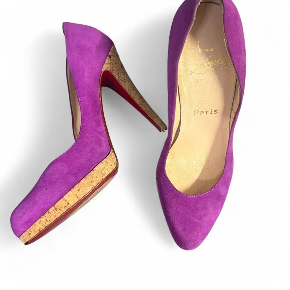 Christian-louboutin Women's Purple and Pink Courts